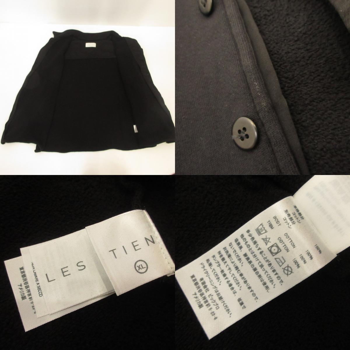 Sweat Button Shirt カーディガン ブラック サイズ:XL