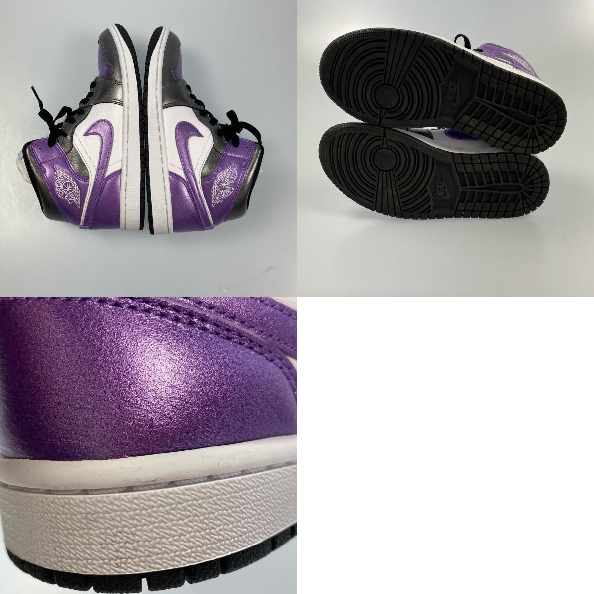 NIKE | ナイキ Air Jordan 1 Mid スニーカー HJ5911-105 2025S/S 24.0cm パープル 24cm【姫路東店】