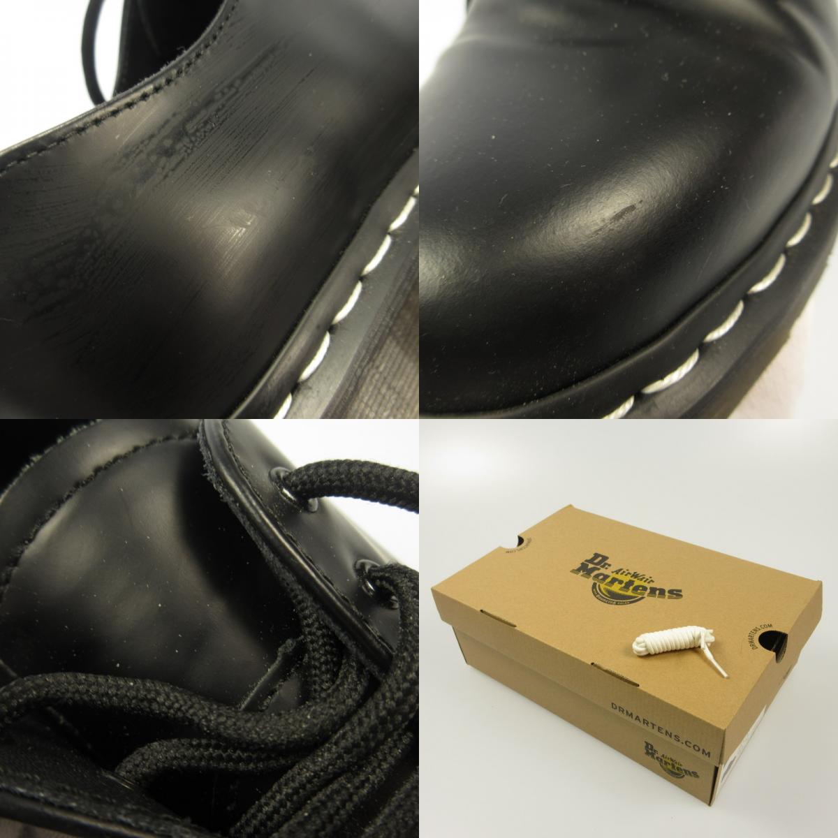 Dr.Martens | ドクターマーチン 1461 WHITE STITCH 3 ホール その他靴 24757001 ブラック