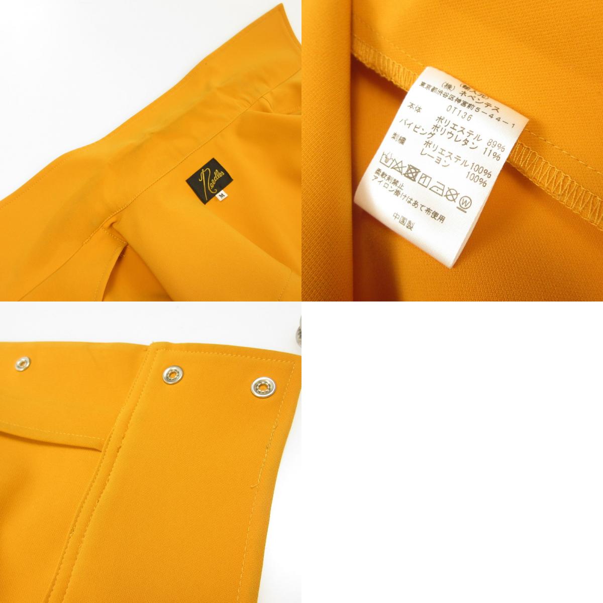Needles | ニードルス Piping Cowboy Jac - PE PU Double Cloth その他トップス OT136 シャツジャケット オレンジ サイズ:M