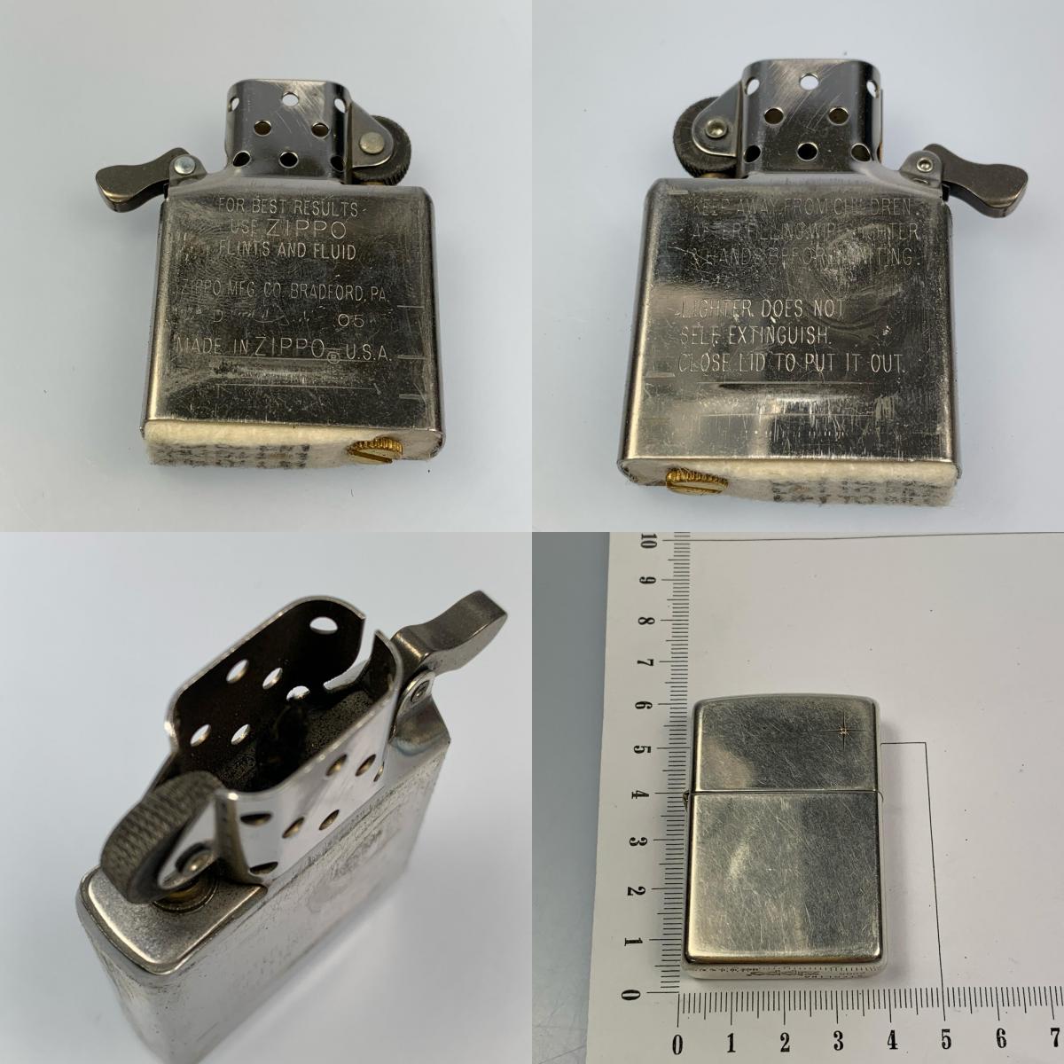 ZIPPO | ジッポ STERLING SILVER ライター 年式:2005 シルバー