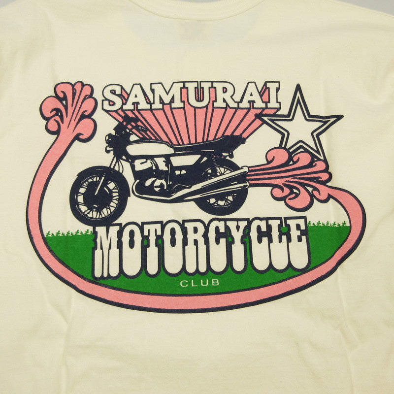 SAMURAI JEANS | サムライジーンズ 長袖Tシャツ MCLT18-101 ホワイト サイズ:S