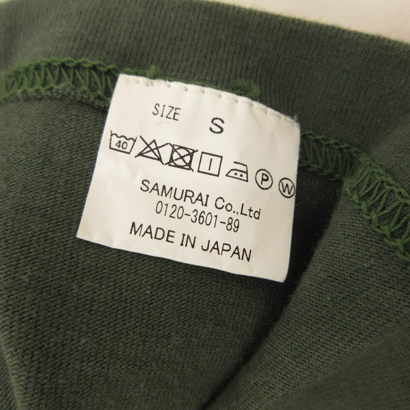 SAMURAI JEANS | サムライジーンズ 半袖Tシャツ SUT18-101 グリーン サイズ:S