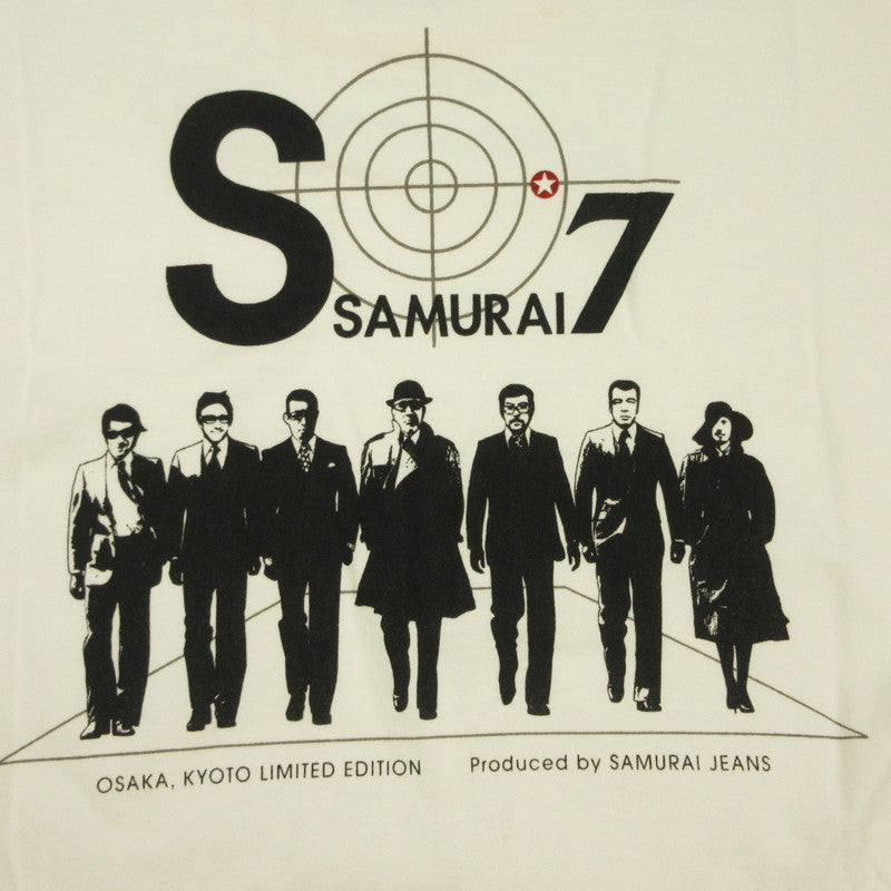 SAMURAI JEANS | サムライジーンズ 半袖Tシャツ SJST17-7 ホワイト サイズ:S