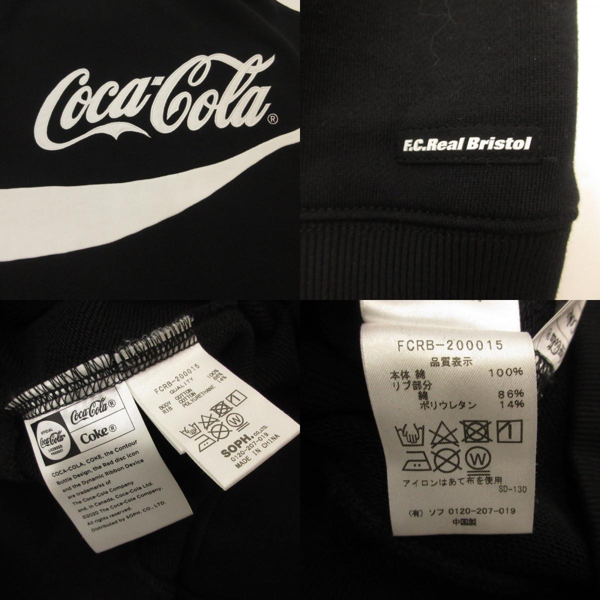 FCRB | エフシーアールビー COLOR BLOCK HOODIE パーカー FCRB-200015 Coca-Cola ブラック サイズ:M