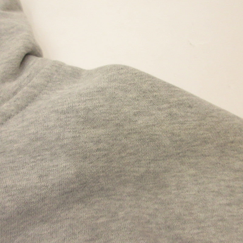EX PLAID ZIP HOODIE パーカー グレー サイズ:L