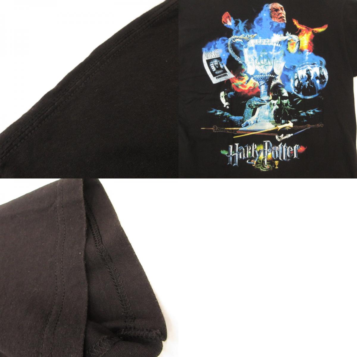 ハリー・ポッター 半袖Tシャツ ブラック サイズ:XL