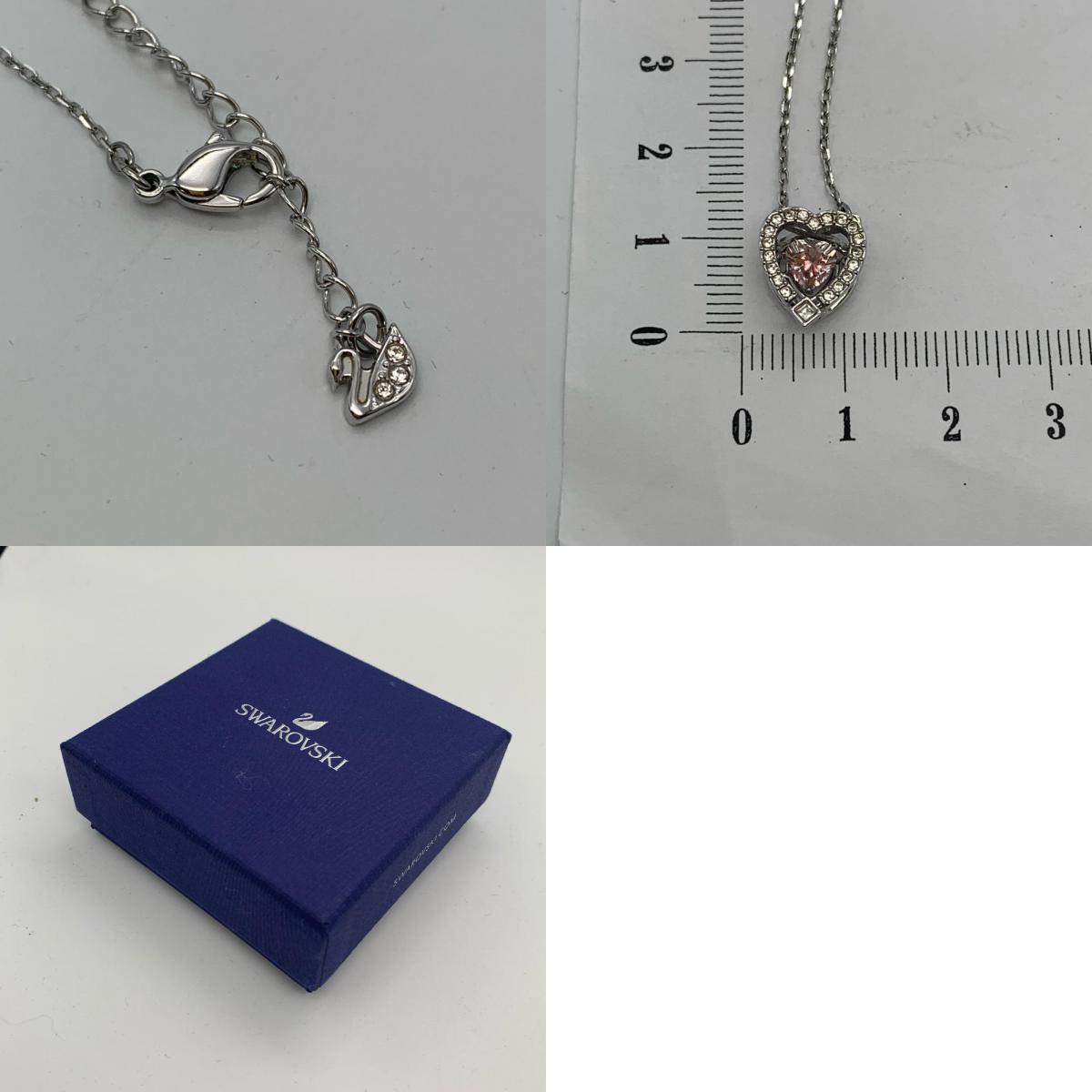 SWAROVSKI | スワロフスキー Sparkling Dance Heart ネックレス 5272365 シルバー