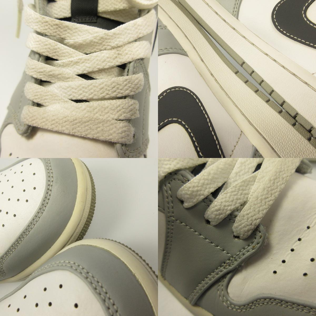 NIKE | ナイキ AIR JORDAN 1 MID スニーカー 554724-078 グレー 26cm