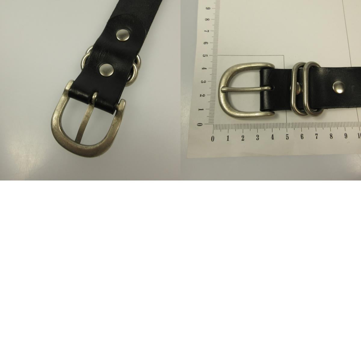 Leather Belt ベルト ブラック