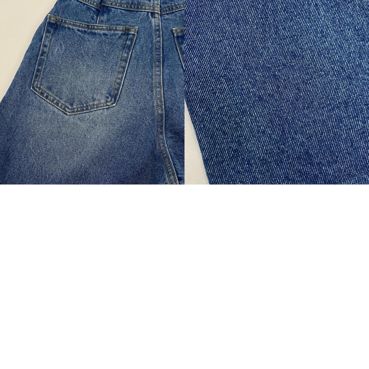 Lily Brown | リリーブラウン ハートビジューワイド デニムパンツ LWFP241810 2024S/S サイズ:00 ライトブルー【姫路東店】