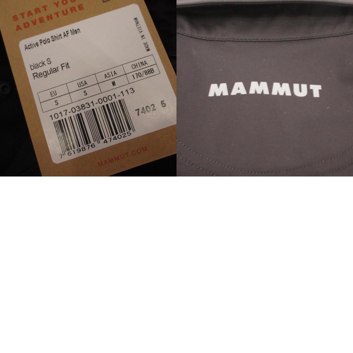 Mammut | マムート Active Polo Shirt ポロシャツ 1017-03831 ブラック サイズ:S【姫路東店】