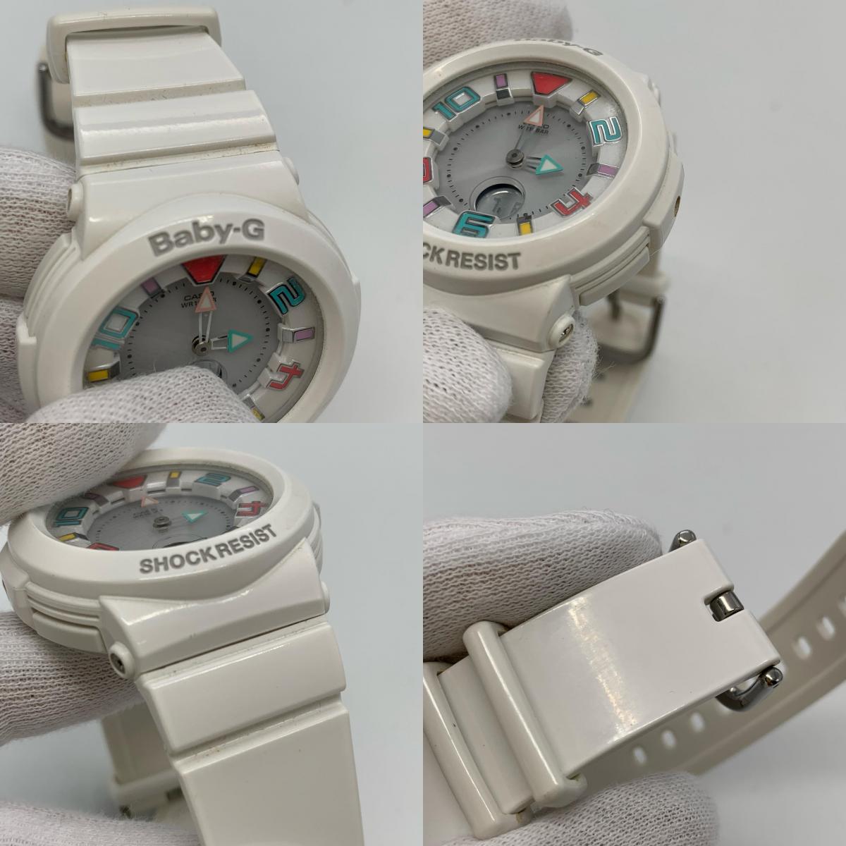 【中古】Baby-G | ベイビージー 腕時計 BGA-1601-7BJF アナデジ電波ソーラー ホワイト【姫路東店】