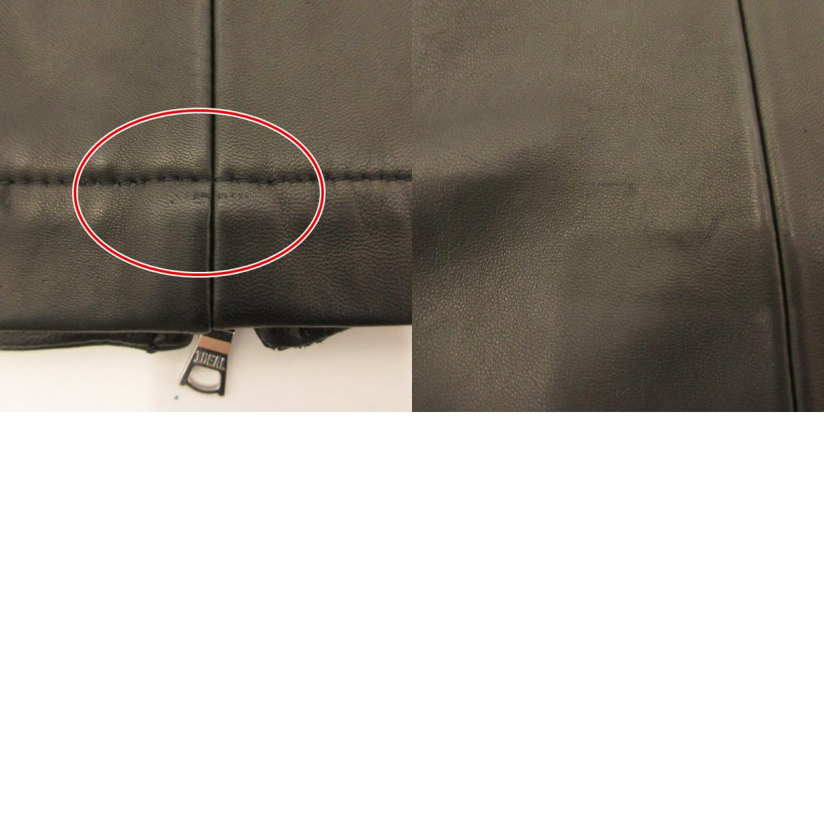 【中古】FIDELITY | フェデリティー LAMB LEATHER ZIP BLOUSON レザー 26375000 ブラック サイズ:M【姫路東店】