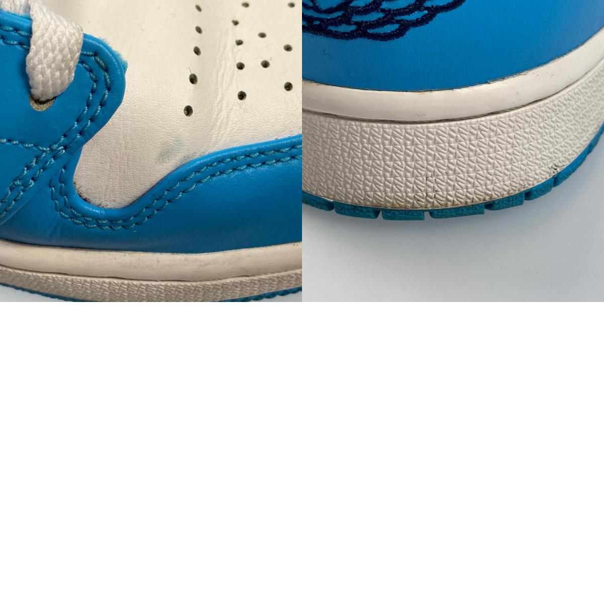 NIKE | ナイキ AIR JORDAN 1 LOW UNC スニーカー 553558-144 2021S/S 27.5cm ライトブルー 27.5cm【姫路東店】