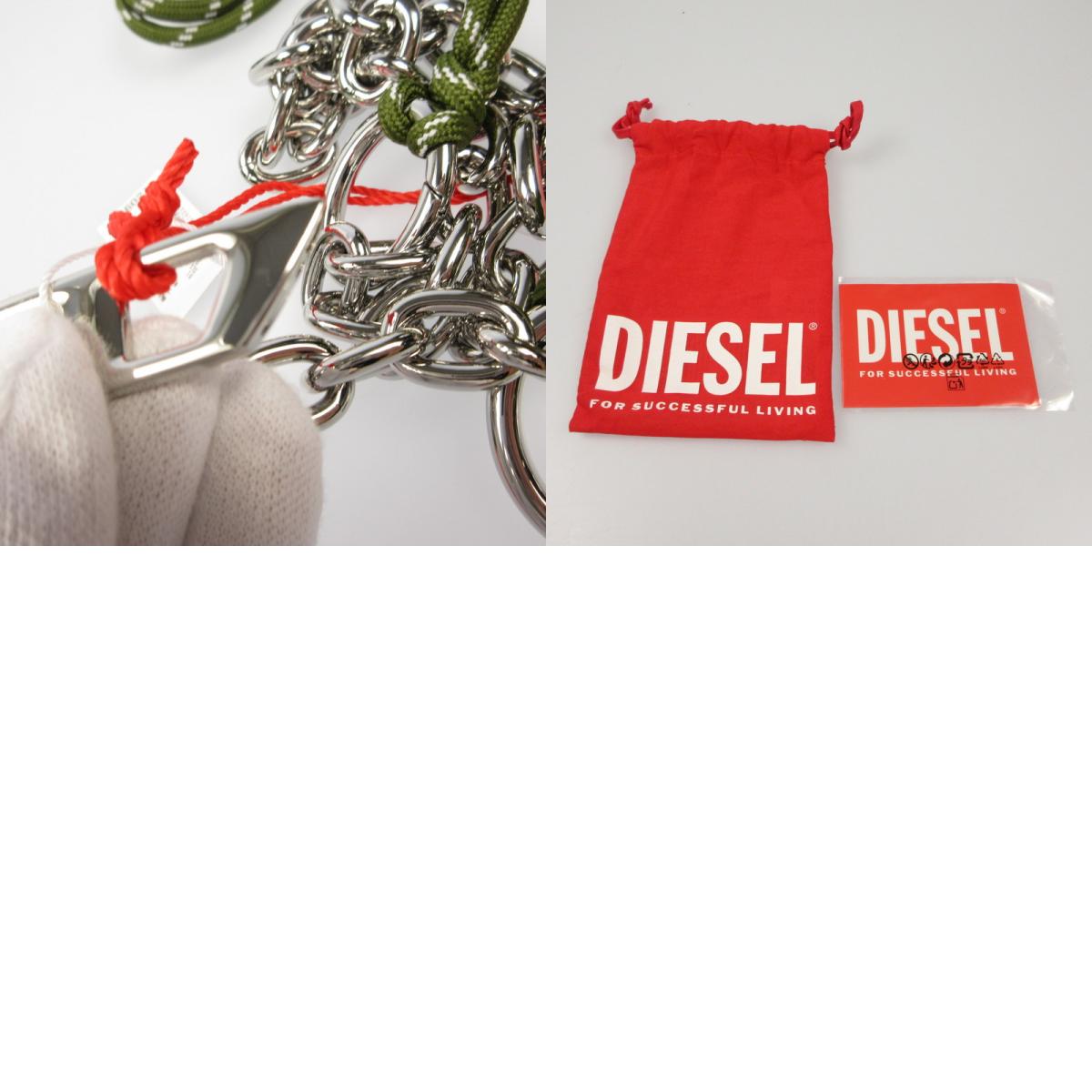 DIESEL | ディーゼル Charm in chain and rope その他小物 X10800P9133 チャーム シルバー【姫路東店】
