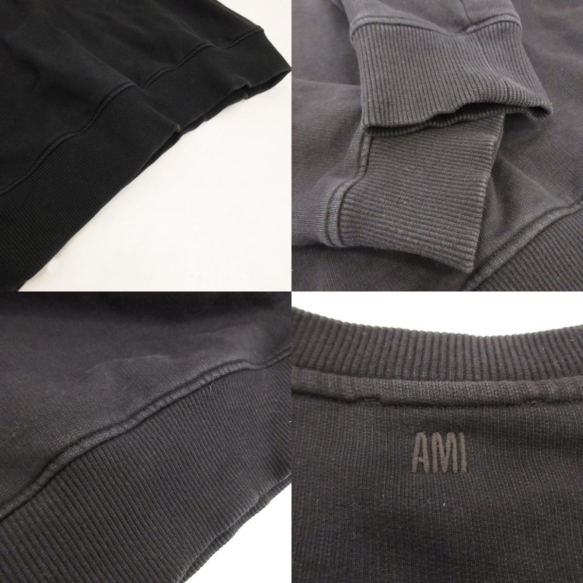 AMI | アミ SMALL ADC SWEATSHIRT スウェット BFUSW001.730 ブラック サイズ:M【姫路東店】