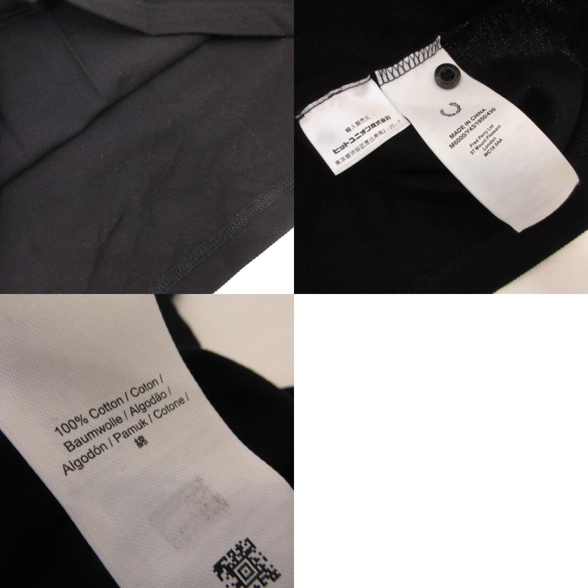 FRED PERRY | フレッドペリー ポロシャツ M6000 ブラック サイズ:M【姫路東店】