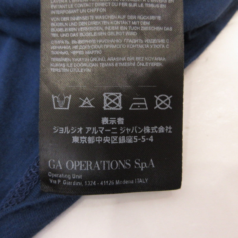 GIORGIO ARMANI | ジョルジオアルマーニ 半袖Tシャツ 3ZST54 SJP4Z ブルー サイズ:50【姫路東店】