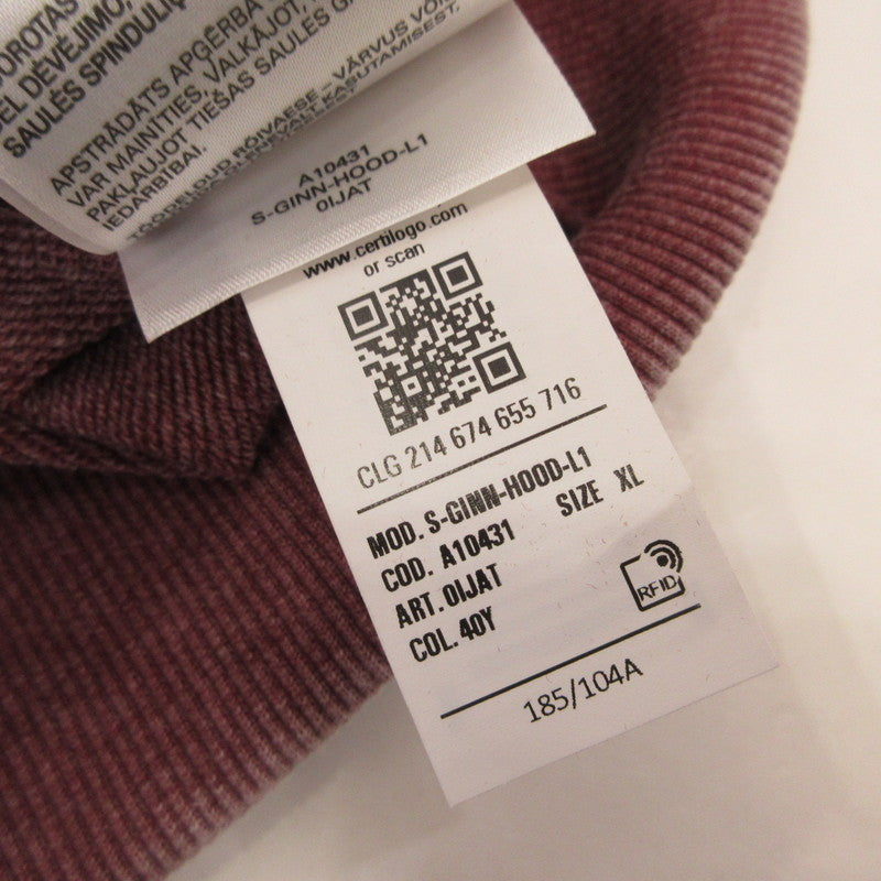 DIESEL | ディーゼル S-GINN-HOOD-L1 パーカー A104310IJAT レッド サイズ:XL【姫路東店】