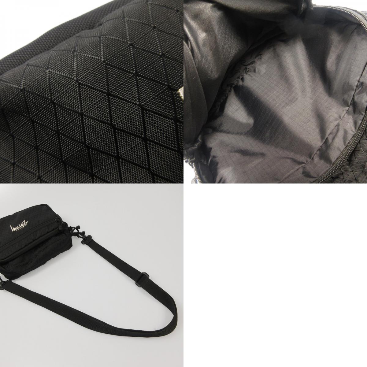STUSSY | ステューシー DIAMOND RIPSTOP SHOULDER ショルダーバッグ 134208 ブラック【姫路東店】