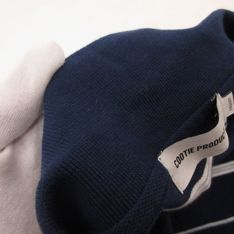 COOTIE | クーティー Moss Stitch Border S/S Polo ポロシャツ CTE-26S328 サイズ:M【姫路東店】