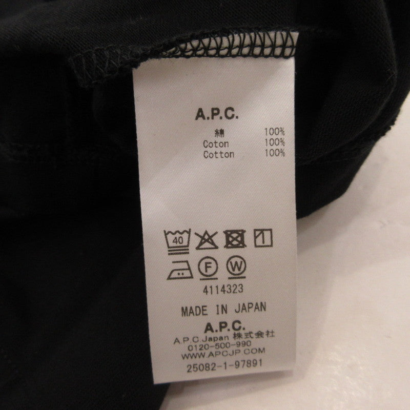 A.P.C | アーペーセー Standard Rue Madame 半袖Tシャツ 4114323 ブラック サイズ:S【姫路東店】