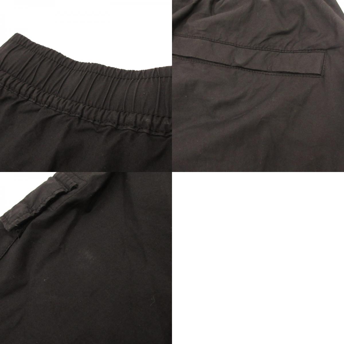 STONE ISLAND | ストーンアイランド LOGO COTTON CARGO TROUSERS カーゴパンツ K1S153100031 国内正規品 ブラック サイズ:30【姫路東店】