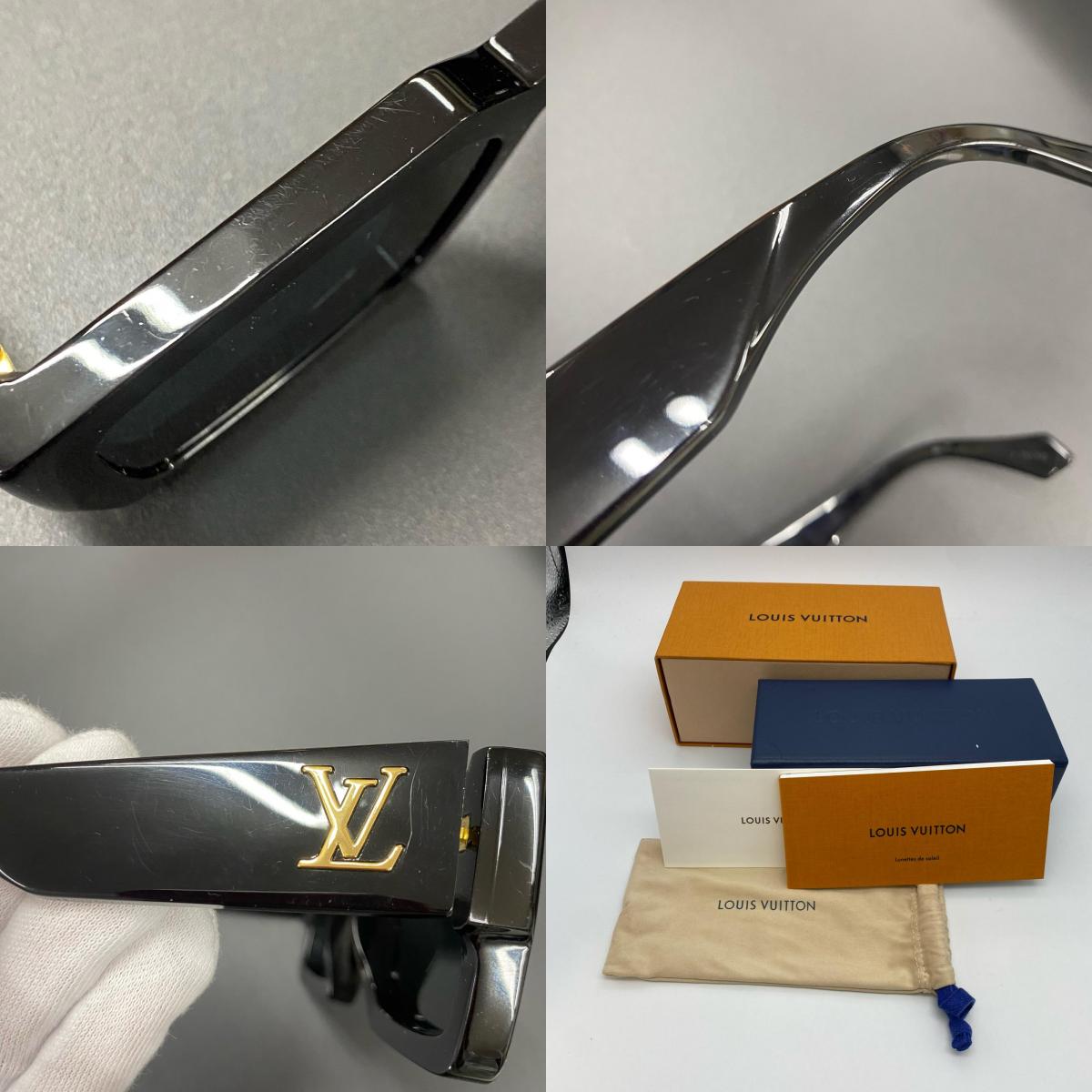 LOUIS VUITTON | ルイ・ヴィトン LVクラッシュ サングラス Z1579E サイズ:54□21 ブラック【姫路東店】