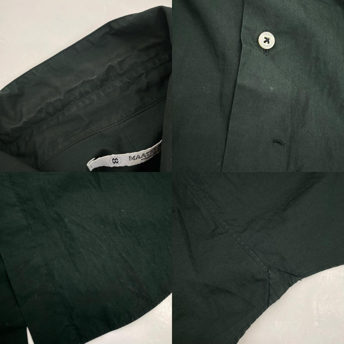 MAATEE&SONS|マーティーアンドサンズ Regular Collar Elizabeth 長袖シャツ MT2303-0601D グリーン サイズ:2【姫路東店】