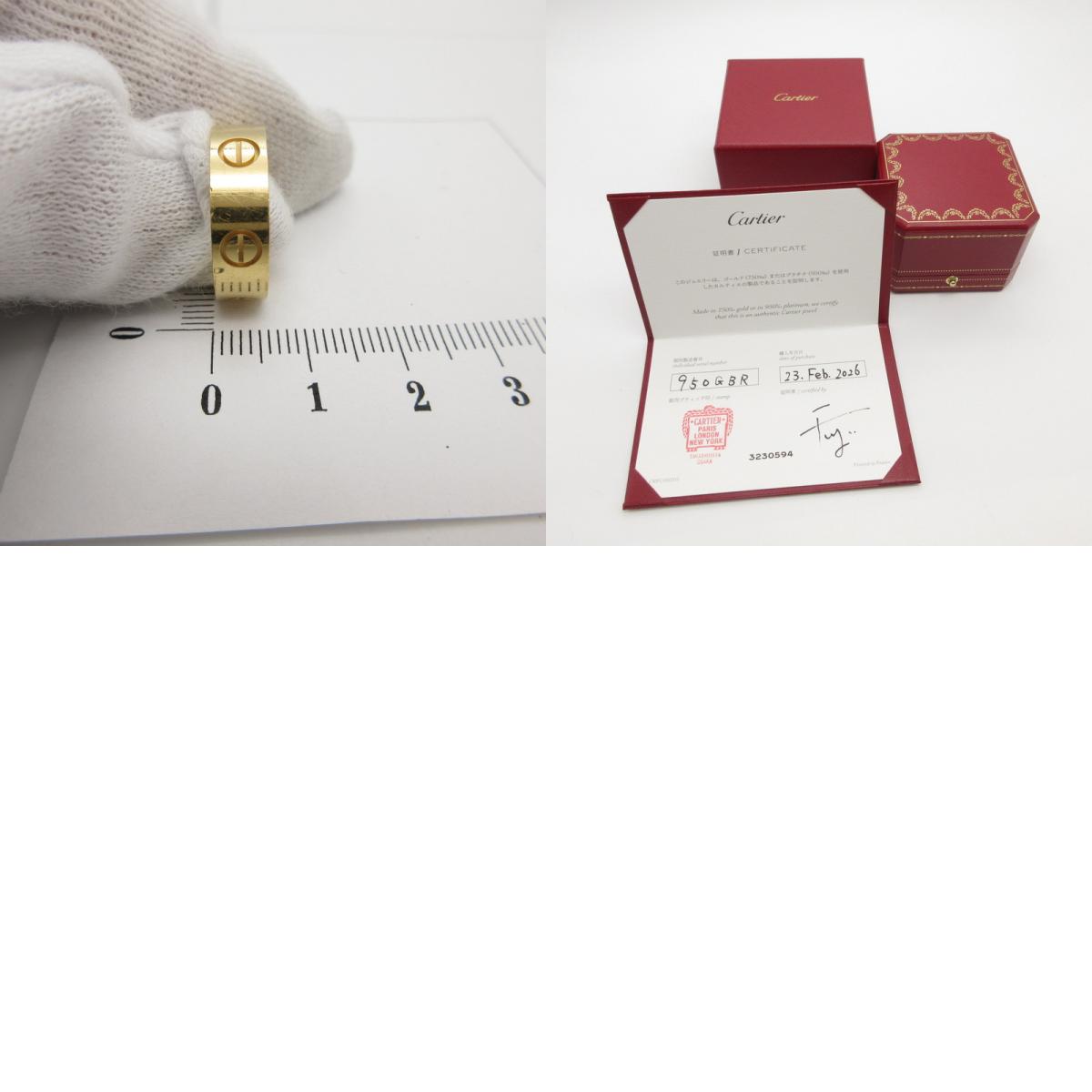 CARTIER | カルティエ ラブリング クラシックモデル リング・指輪 950GBR K18リング ゴールド【姫路東店】