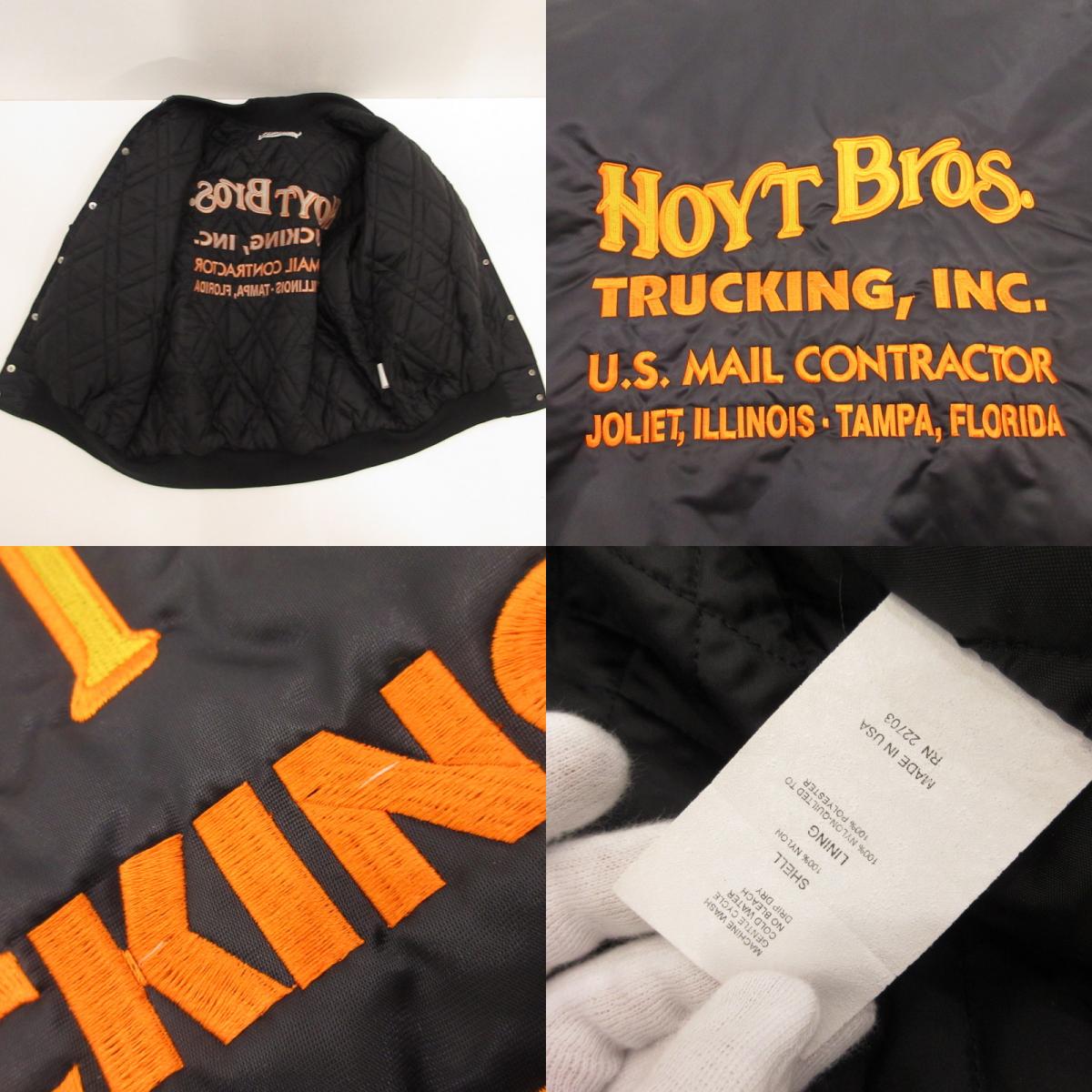 Birdie JACKETS スタジャン ブラック 年式:90s サイズ:L【姫路東店】