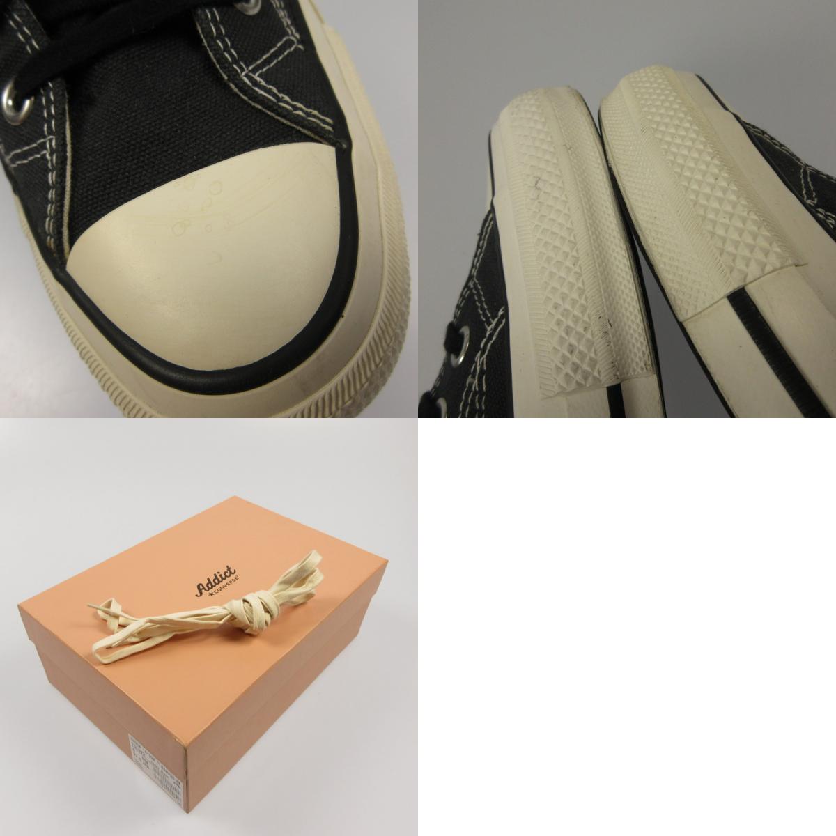 CONVERSE ADDICT | コンバースエディクト CHUCK TAYLOR CANVAS HI スニーカー 31300810 ブラック 27.5cm【姫路東店】