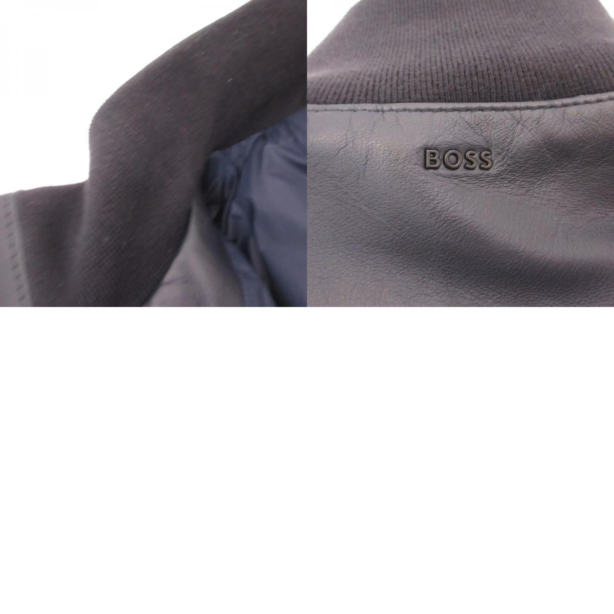 HUGO BOSS | ヒューゴボス Nafan 1 レザー 50491451 ネイビー サイズ:50【姫路東店】