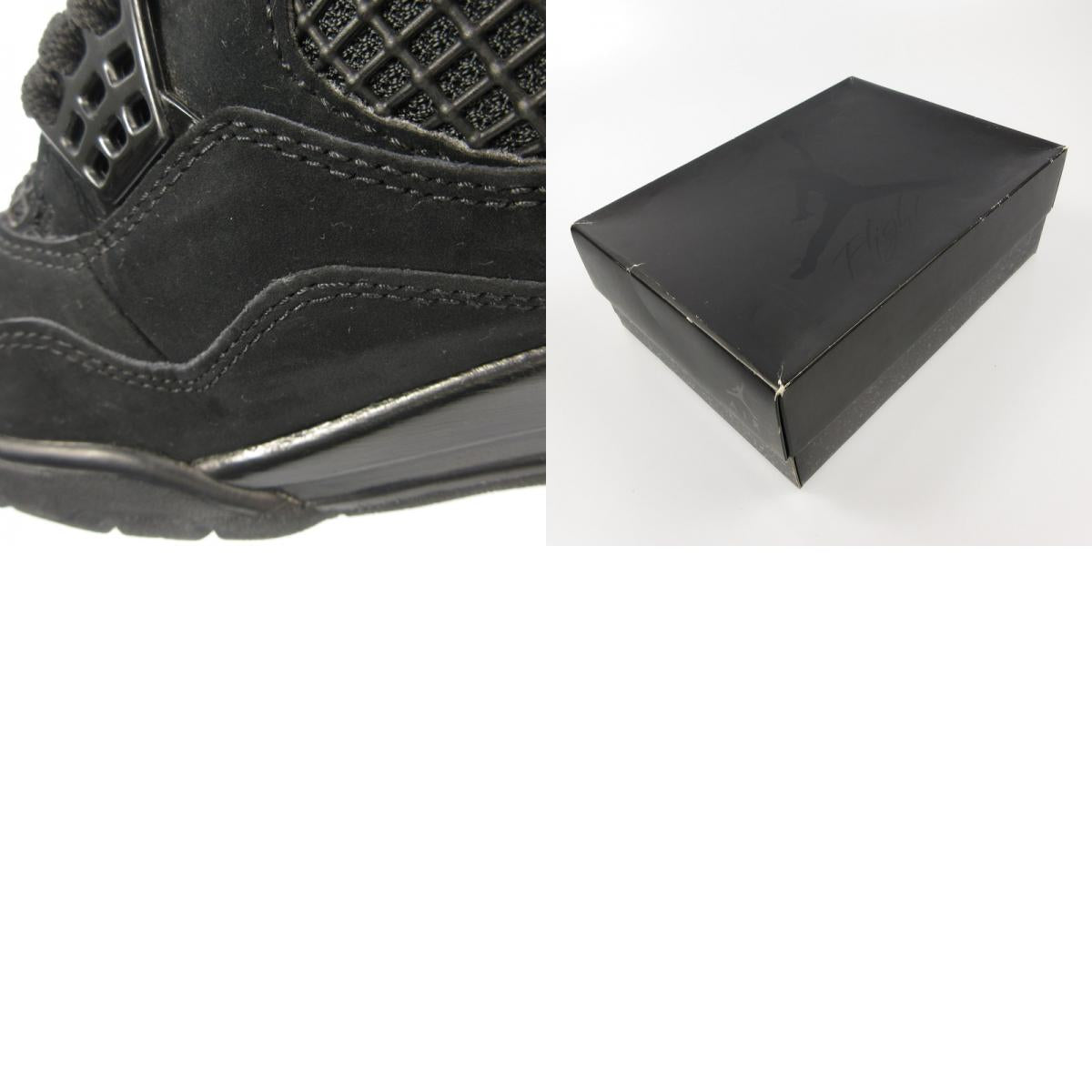 NIKE | ナイキ AIR JORDAN 4 RETR 'BLACK CAT' 2020 スニーカー CU1110-010 ブラック 28cm【姫路東店】