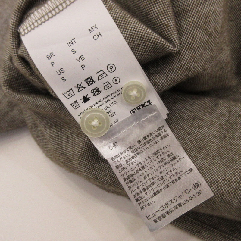 HUGO BOSS | ヒューゴボス 長袖シャツ 10253522 グレー サイズ:S【姫路東店】