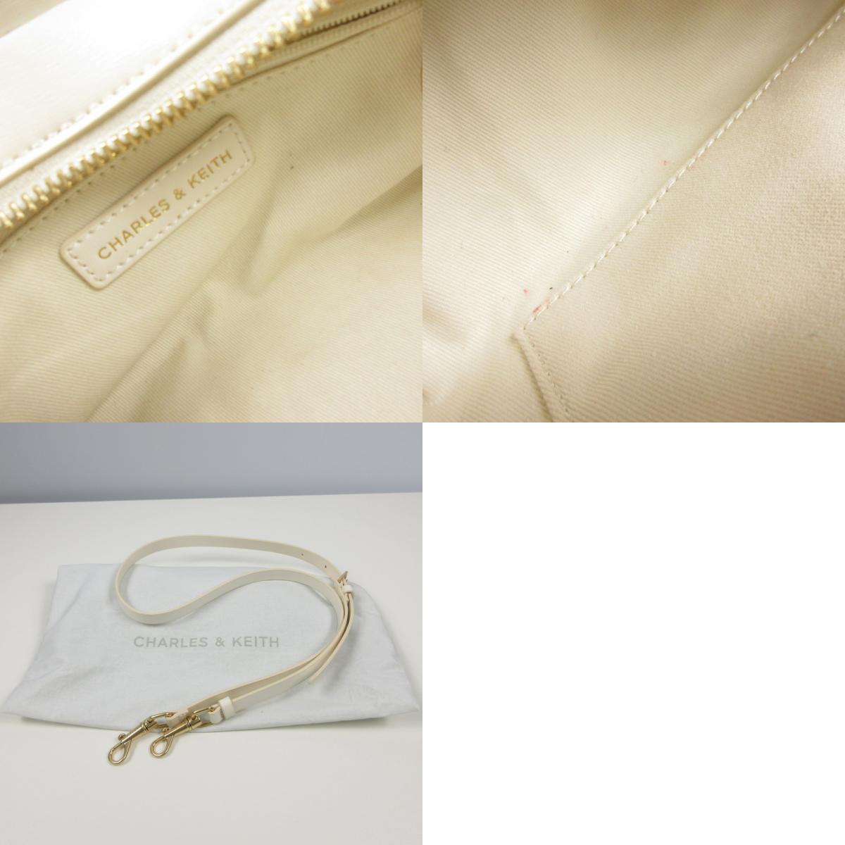 CHARLES&KEITH チャールズ & キース その他バッグ CK2-30271481 クリーム【姫路東店】
