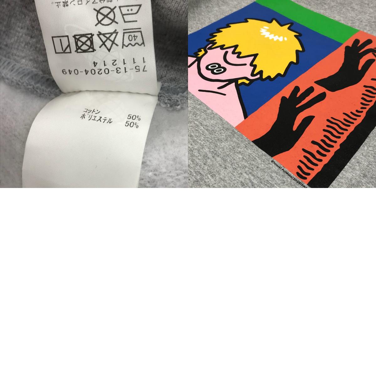 BEAMS | ビームス デンジ クルーネック スウェット スウェット 75-13-0204-049 グレー サイズ:S【倉吉店】