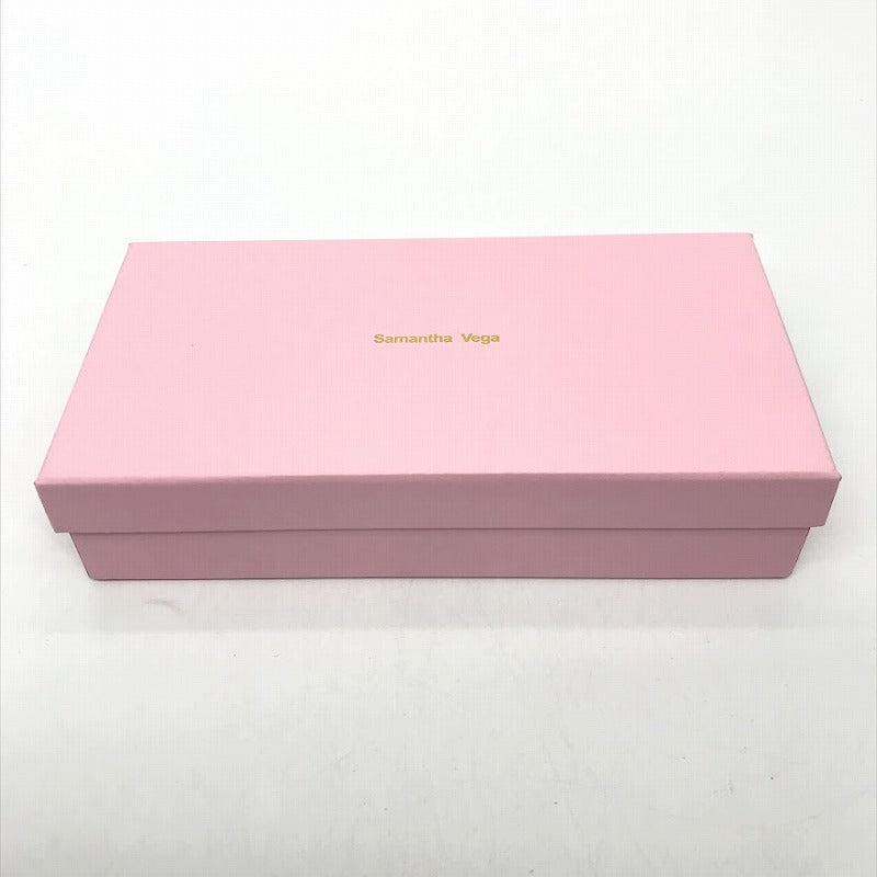 Samantha Vega | サマンサベガ ストライプ柄 L字ファスナー長財布 長財布 イエロー【倉吉店】