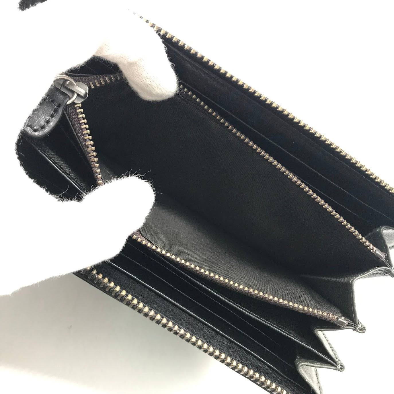 DOUBLES | ダブルス L字ファスナー長財布 長財布 グリーン【倉吉店】