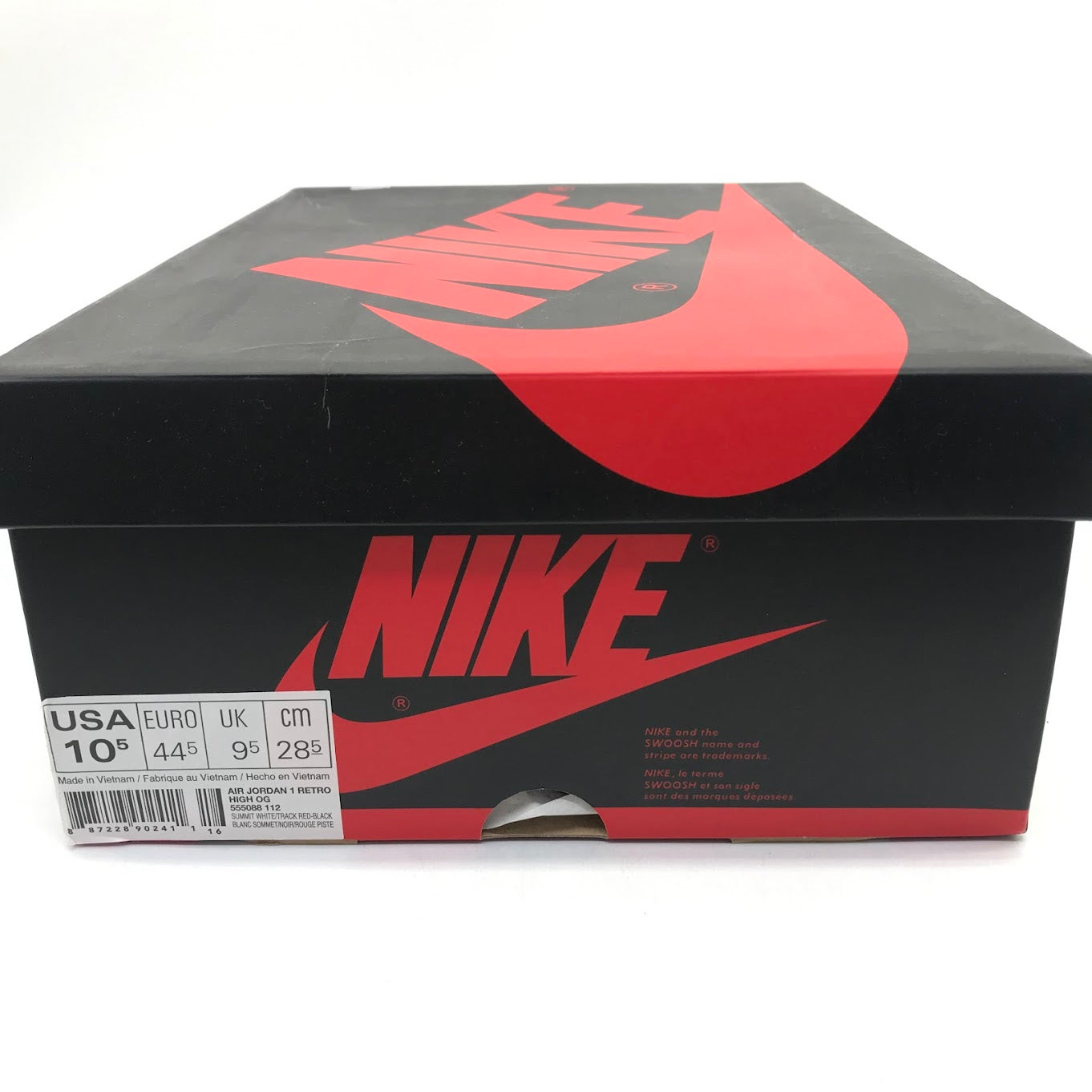 NIKE | ナイキ AIR JORDAN 1 RETRO HIGH OG "6 RINGS" スニーカー 555088-112 レッド【倉吉店】