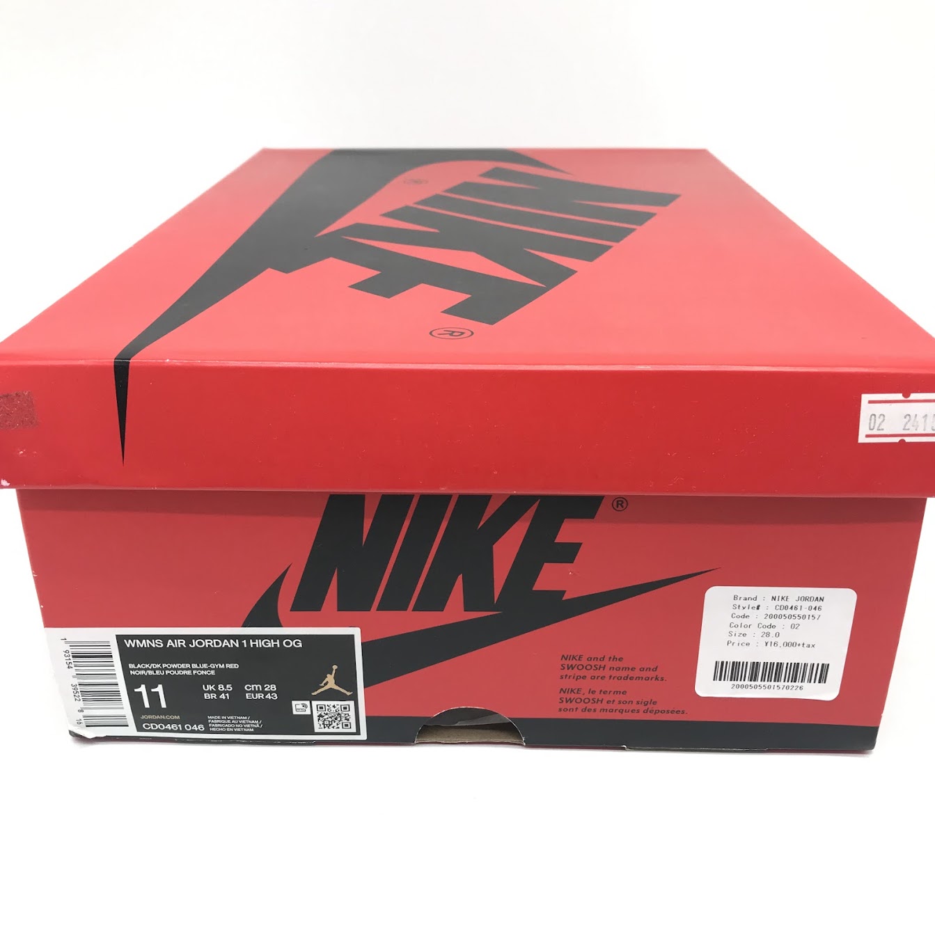 NIKE | ナイキ WMNS AIR JORDAN 1 RETRO HIGH OG "UNC TO CHICAGO" スニーカー CD0461-046 28cm【倉吉店】