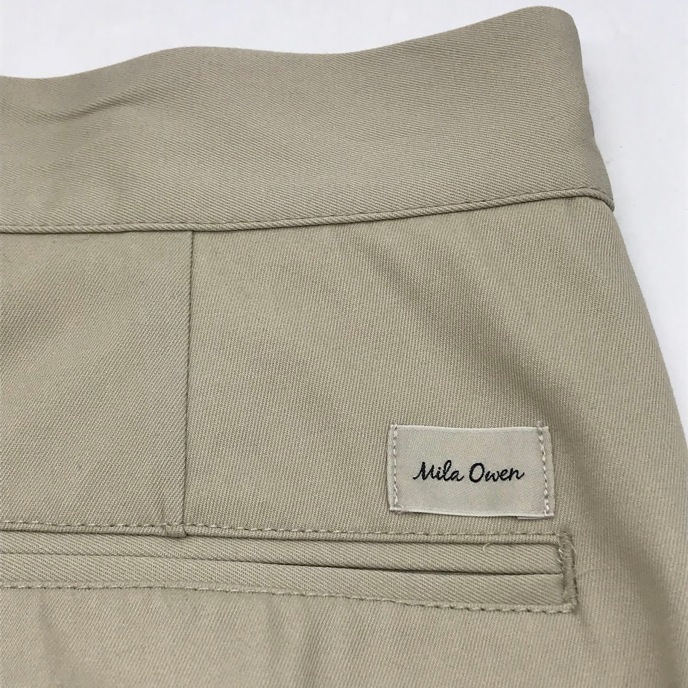 Mila Owen | ミラオーウェン センタープレスハイウエストチノパンツ チノパンツ 09WFP231054 アイボリー サイズ:1【倉吉店】