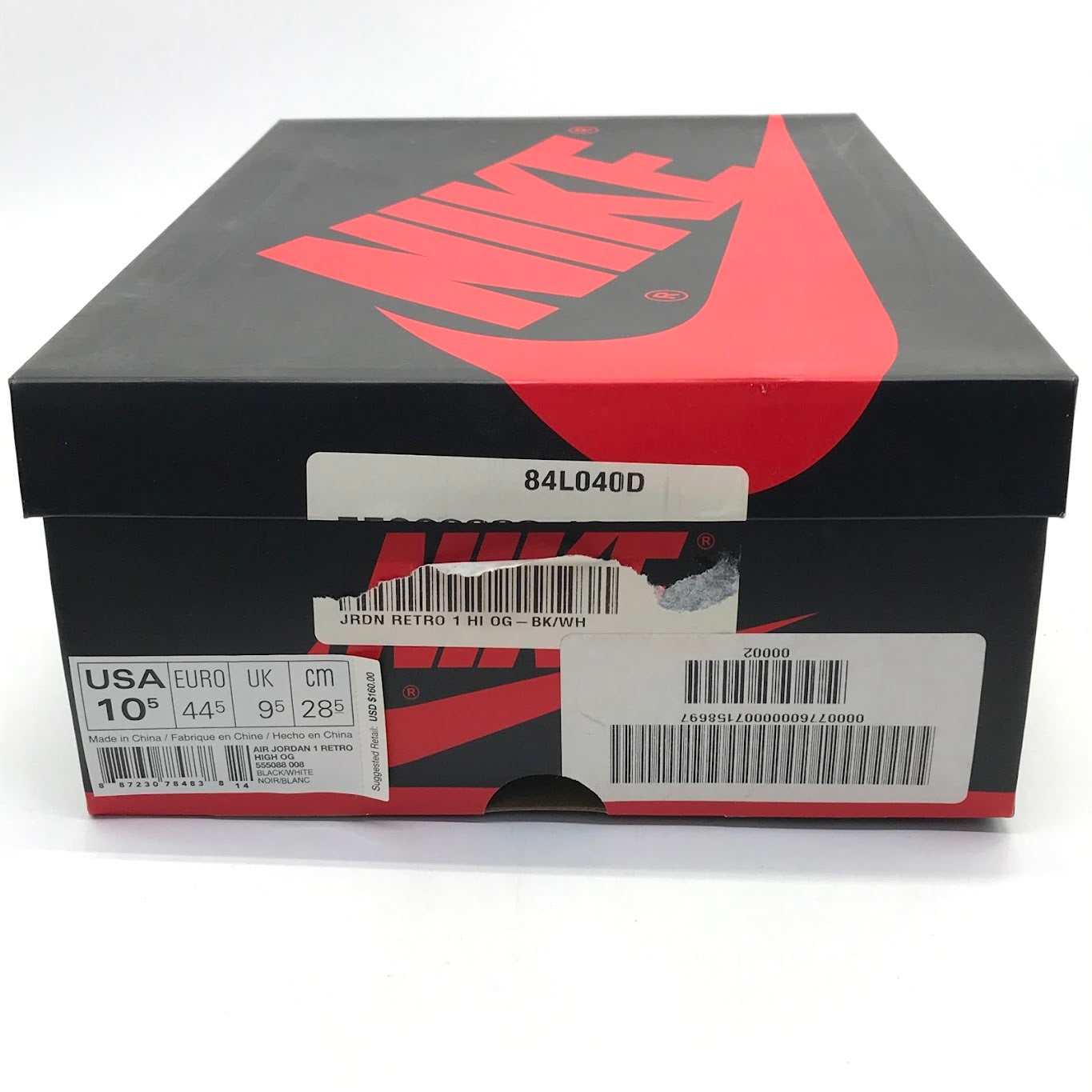 NIKE | ナイキ AIR JORDAN 1 RETRO HIGH OG “RE2PECT” スニーカー 555088-008 ホワイト【倉吉店】