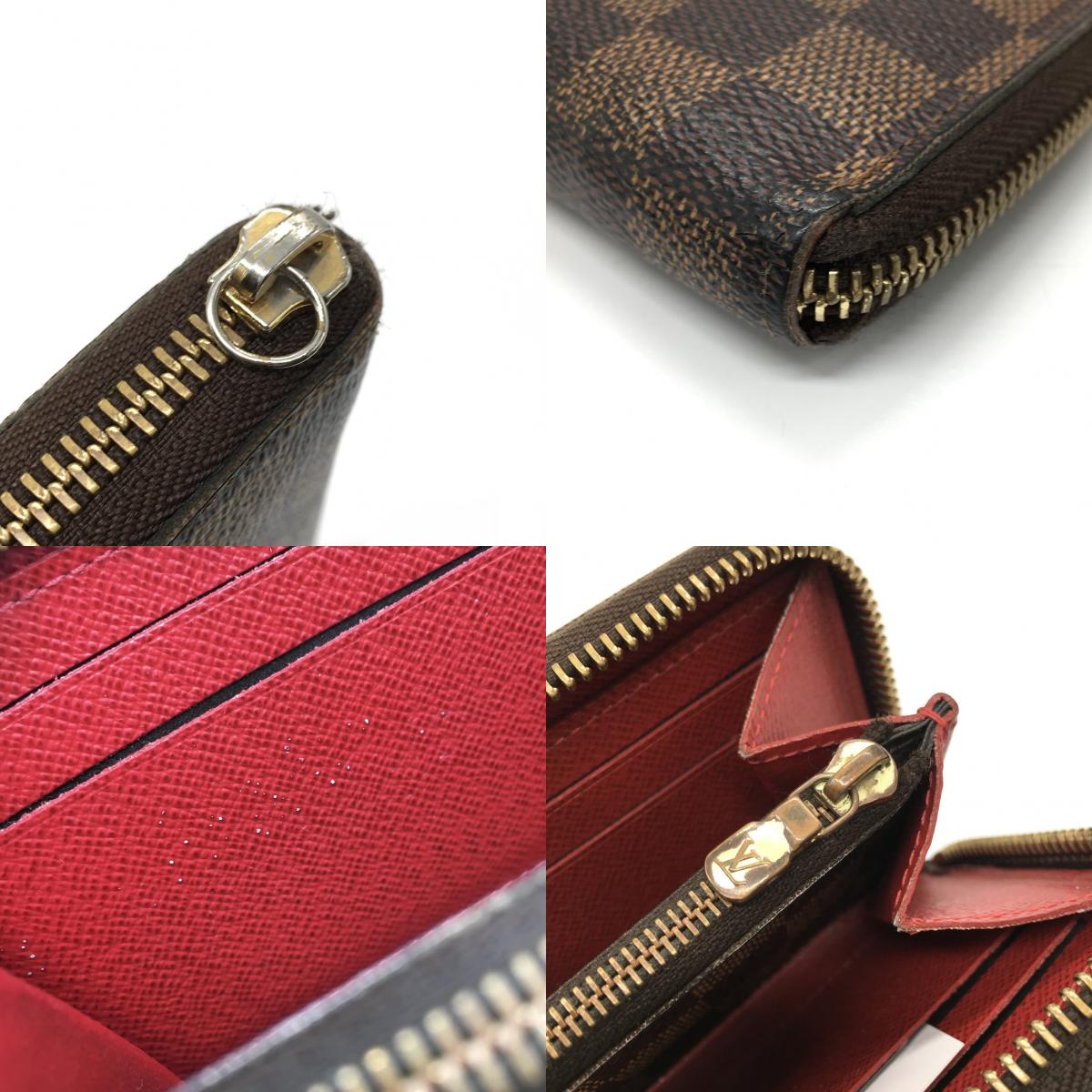 LOUIS VUITTON | ルイ・ヴィトン ダミエ ポルトフォイユ・クレマンス ラウンドファスナー長財布 長財布 N60534 ブラウン【倉吉店】