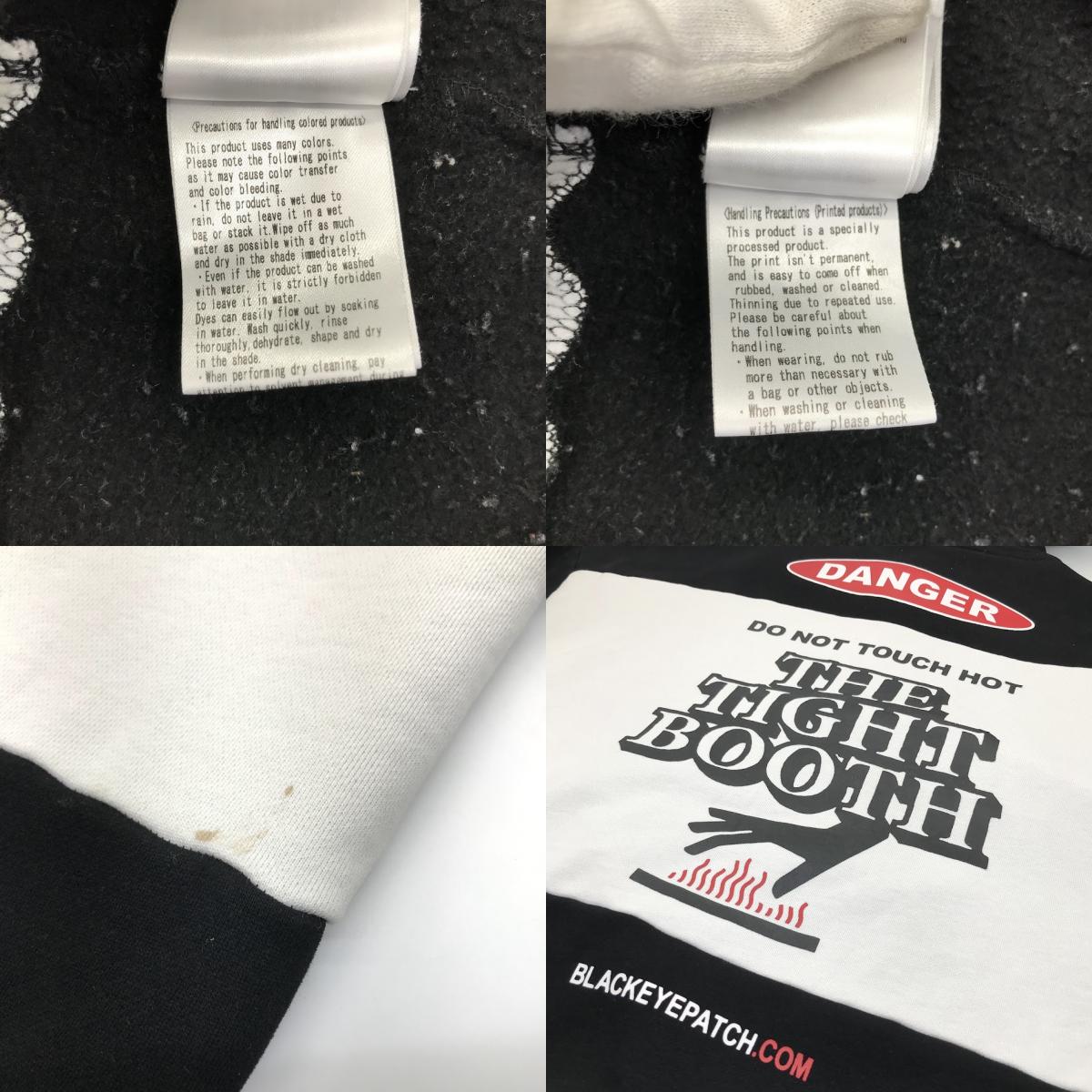BlackEyePatch | ブラックアイパッチ ×TIGHTBOOTH PRODUCTION パーカー ブラック サイズ:L【倉吉店】