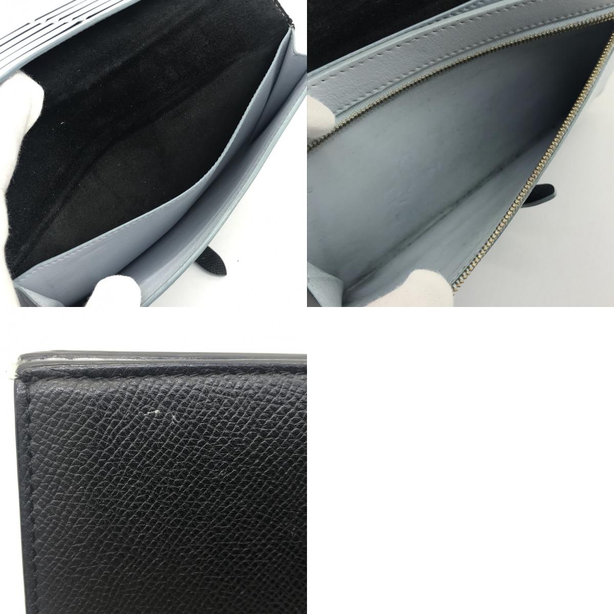CELINE | セリーヌ ラージストラップマルチファンクション/二つ折り財布 二つ折り財布 ブラック【倉吉店】