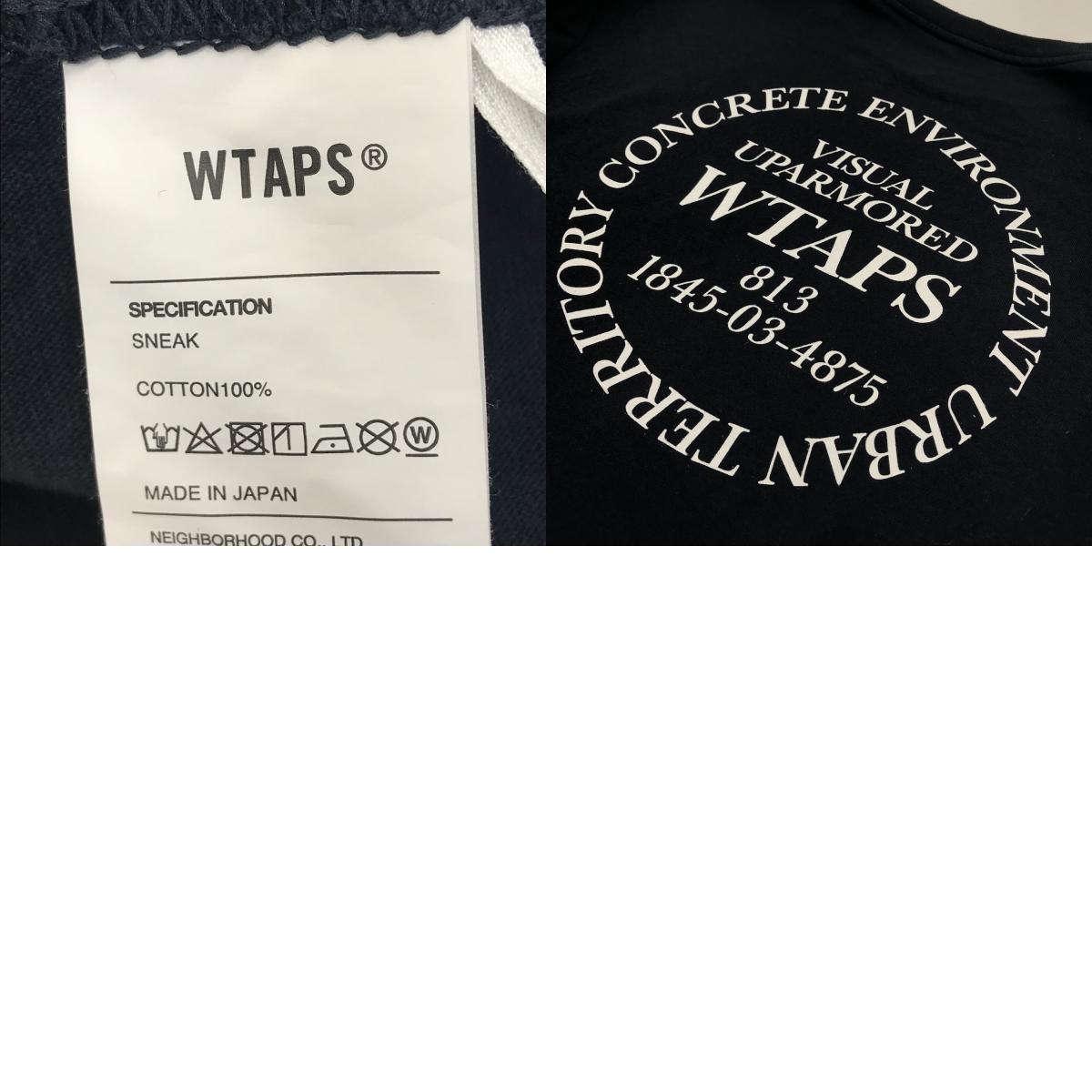 W)TAPS | ダブルタップス 23SS/URBAN TRANSITION LS COTTON 長袖Tシャツ 231ATDT-LTM03S ネイビー サイズ:4【倉吉店】