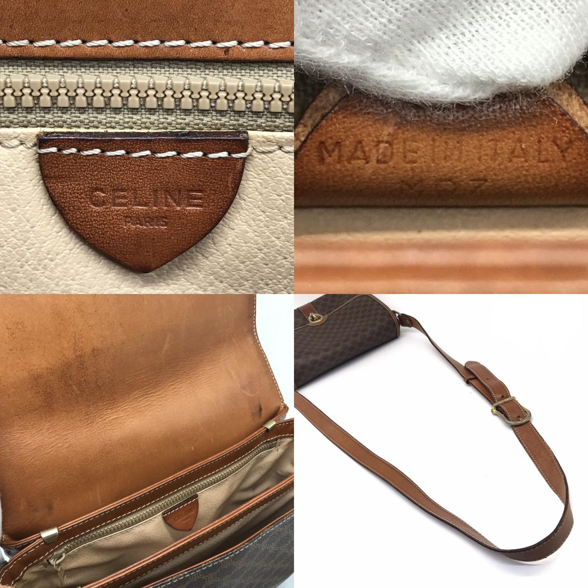 CELINE | セリーヌ マカダム柄 ショルダーバッグ M07 ブラウン【倉吉店】