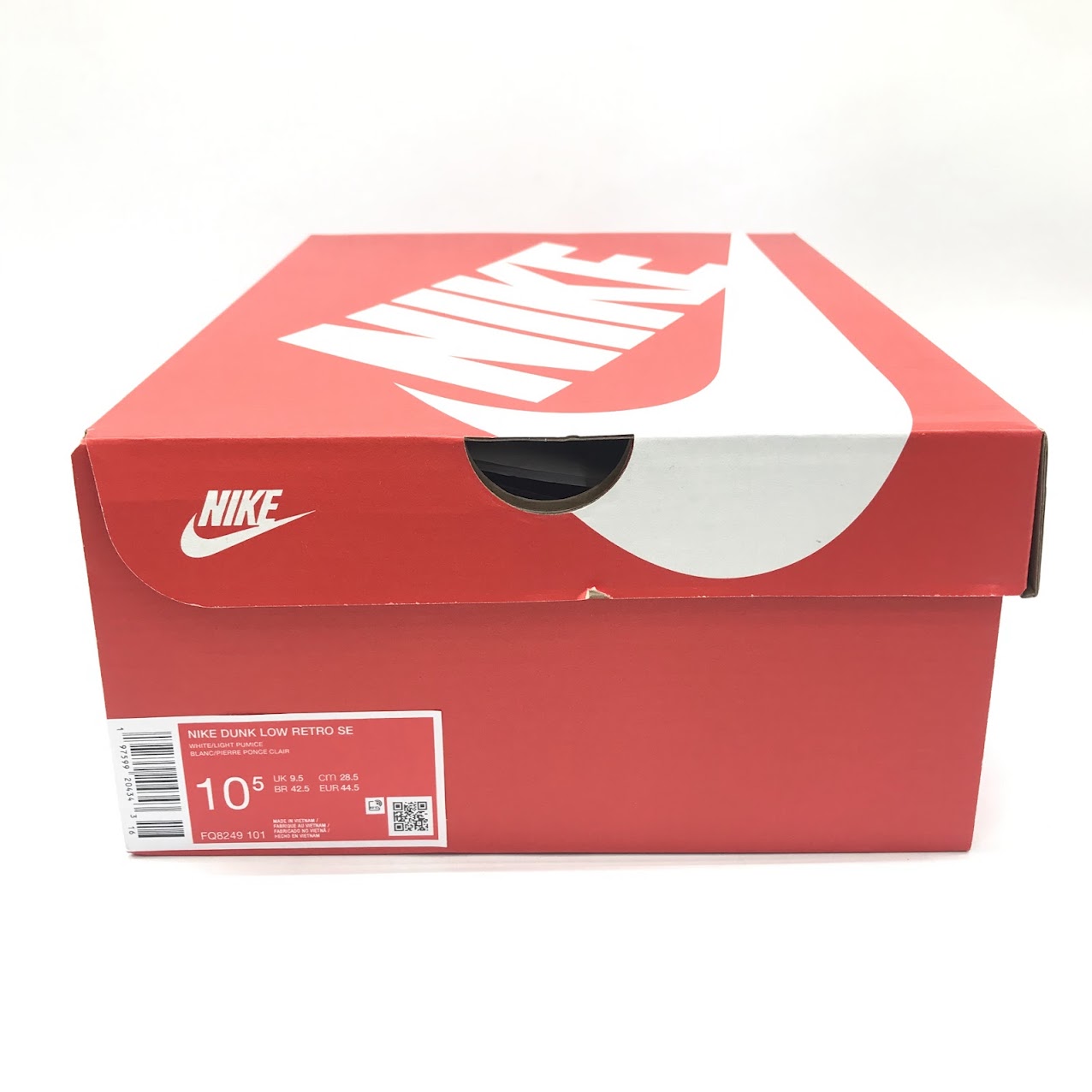 NIKE | ナイキ DUNK LOW RETRO SE ’LIGHT PUMICE’ ダンクロー スニーカー FQ8249-101 グレー 28.5cm【倉吉店】
